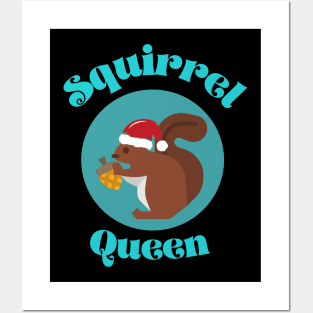 Jolly Squirrel Queen Posters and Art